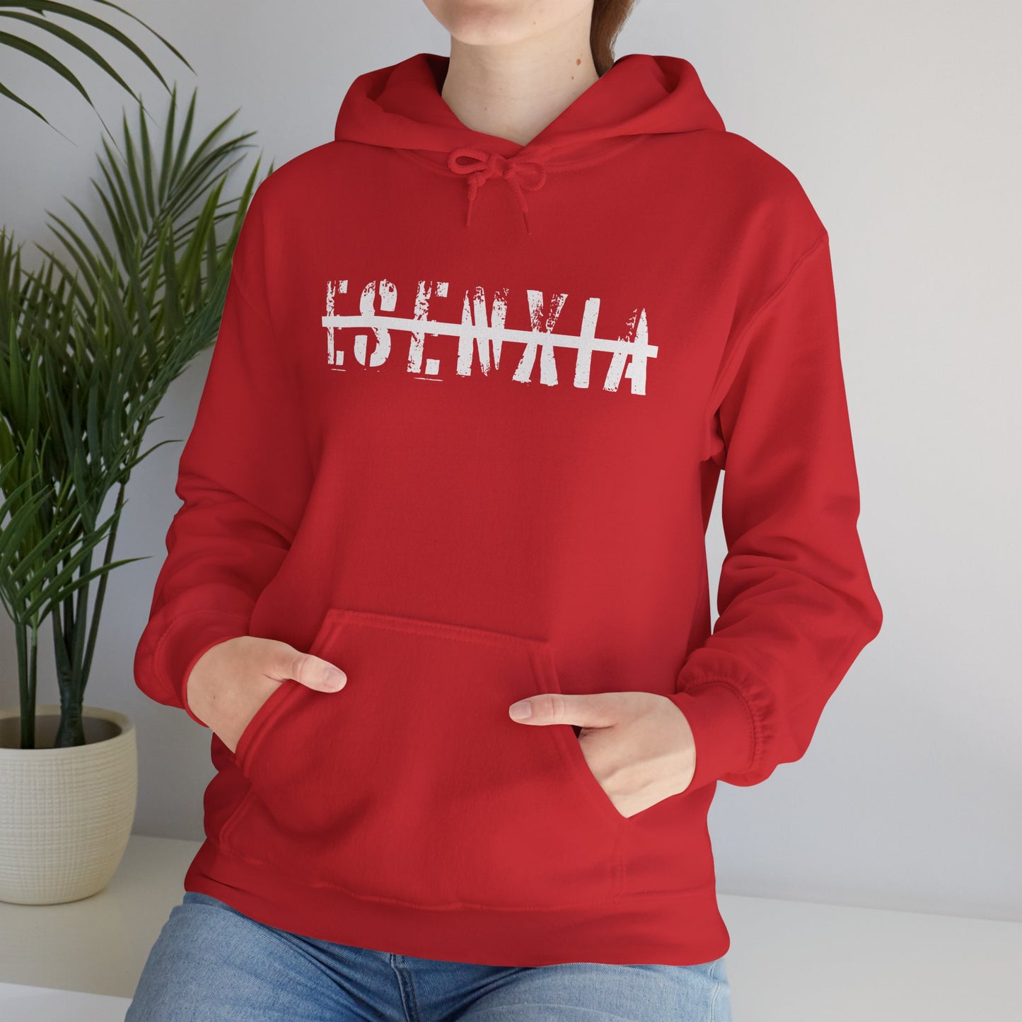 IGNITE — Esenwia Distressed Logo Hoodie | Grunge Streetwear