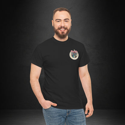 T-Shirt — "Dad Tax" Raccoon Graphic Tee (Making Sure It's Not Poison) — Funny Father's Day Gift