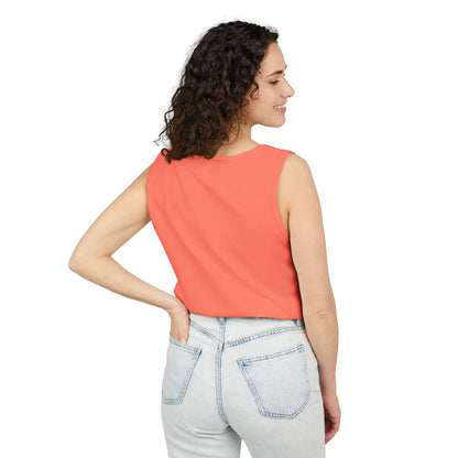 Halloween Jack-O'-Lantern Tank Top — 'HELLO' Pumpkin Face Graphic
