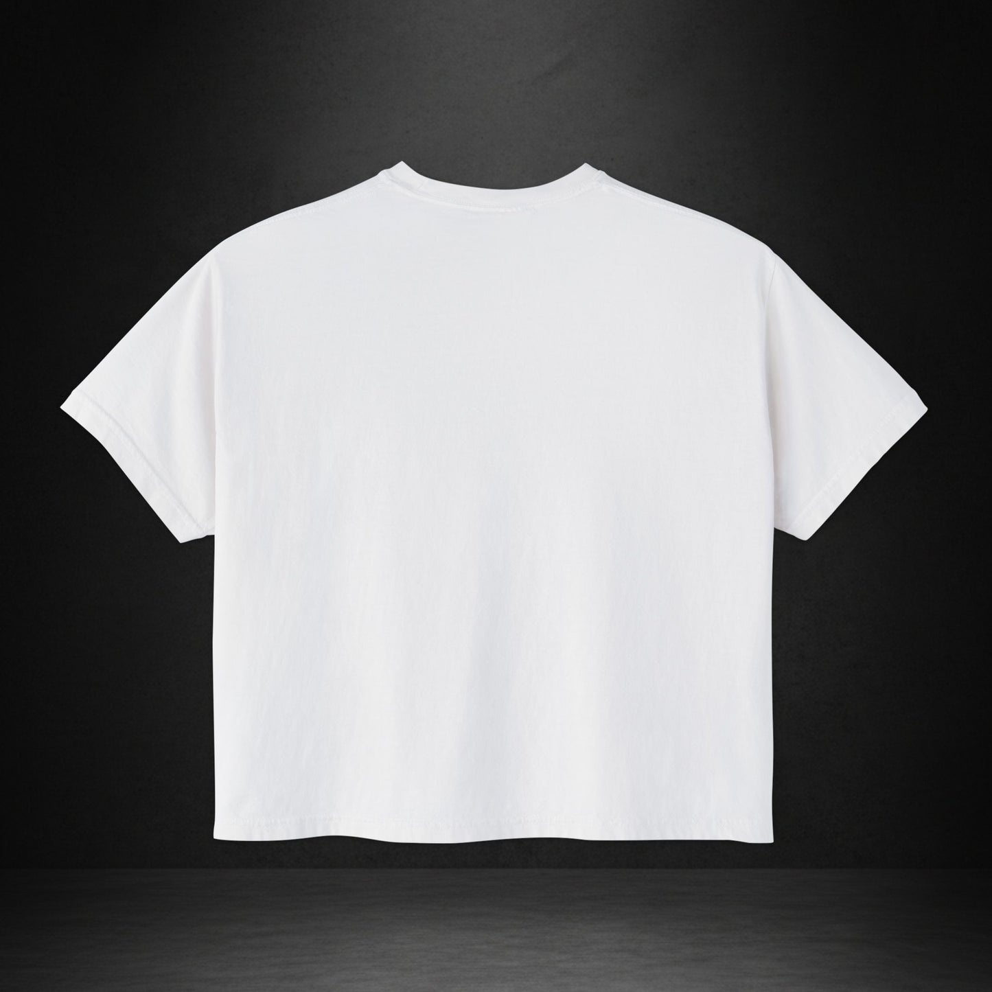 Women's Boxy Tee — Monogram 'V' with Pistol Graphic