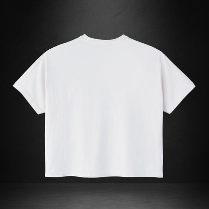 Women's Boxy Tee — Monogram 'V' with Pistol Graphic