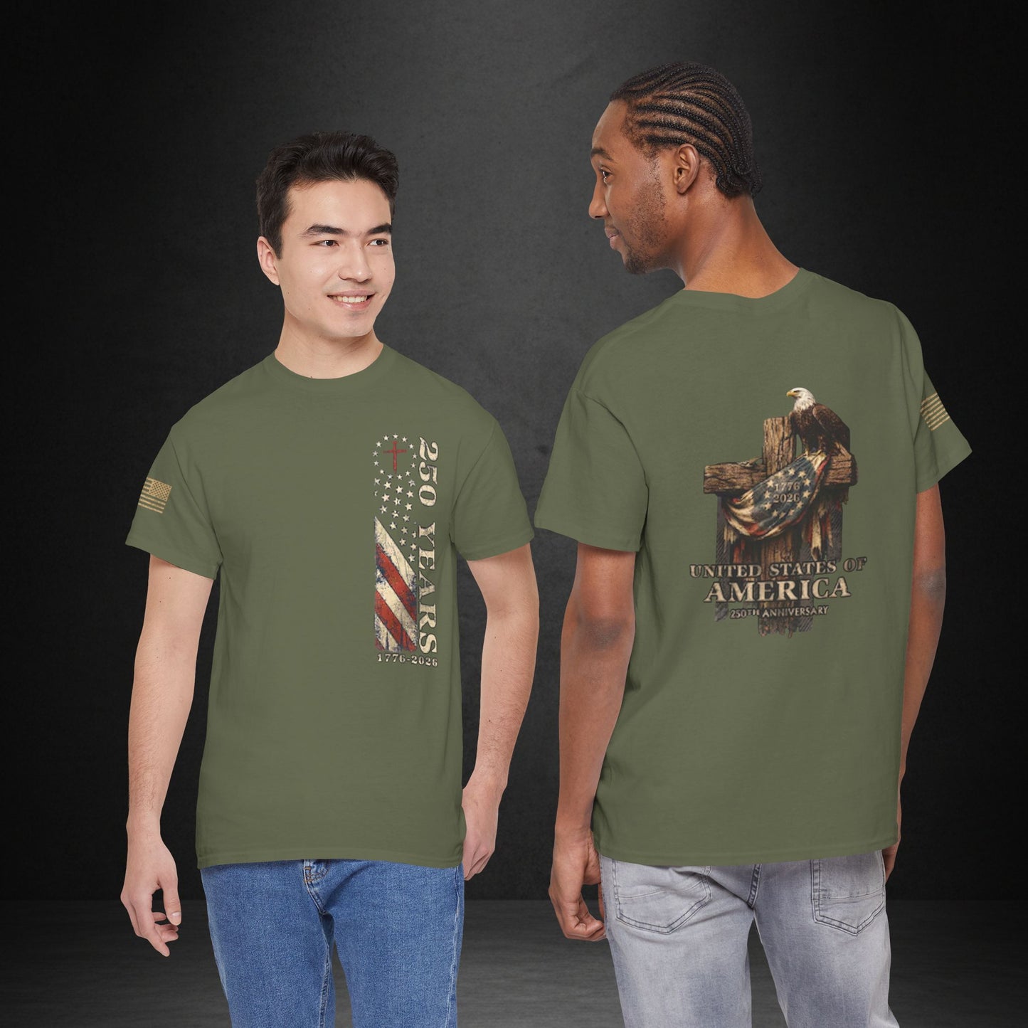 Patriotic Eagle Tee — 250 Years USA Anniversary T-Shirt