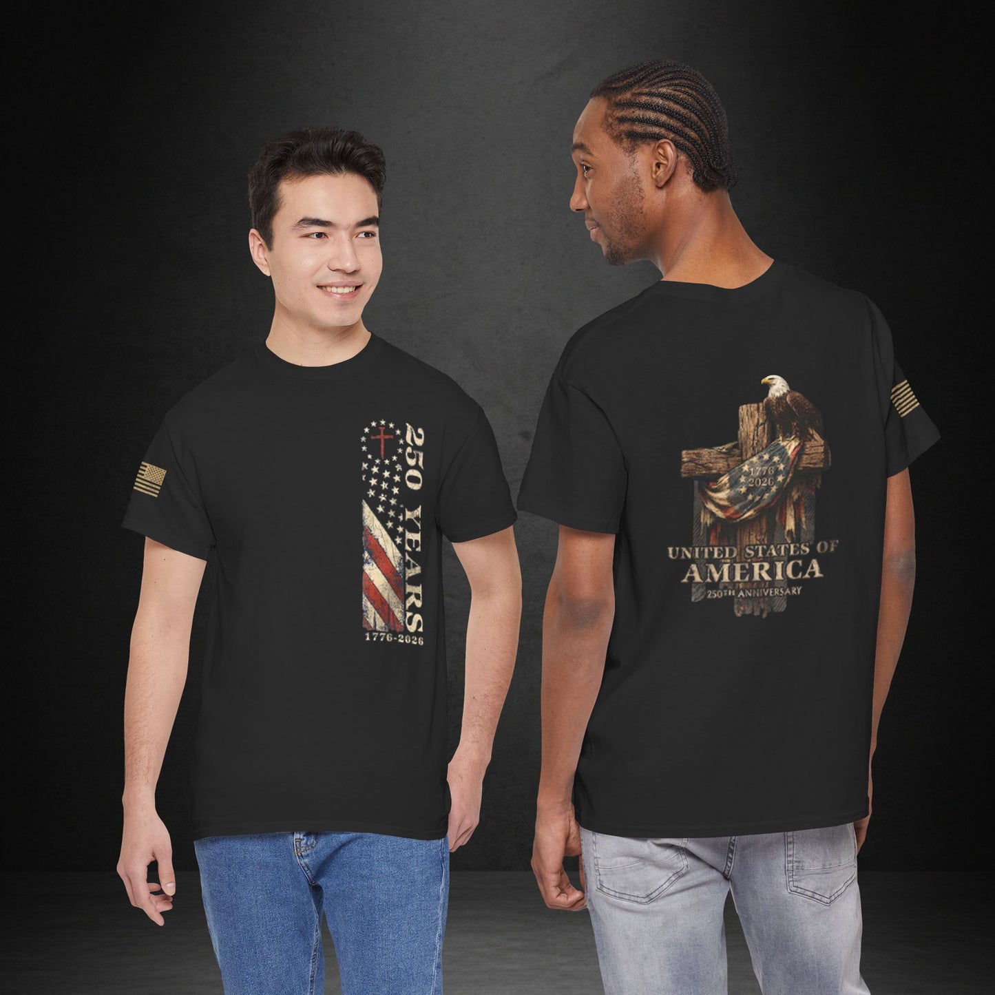 Patriotic Eagle Tee — 250 Years USA Anniversary T-Shirt