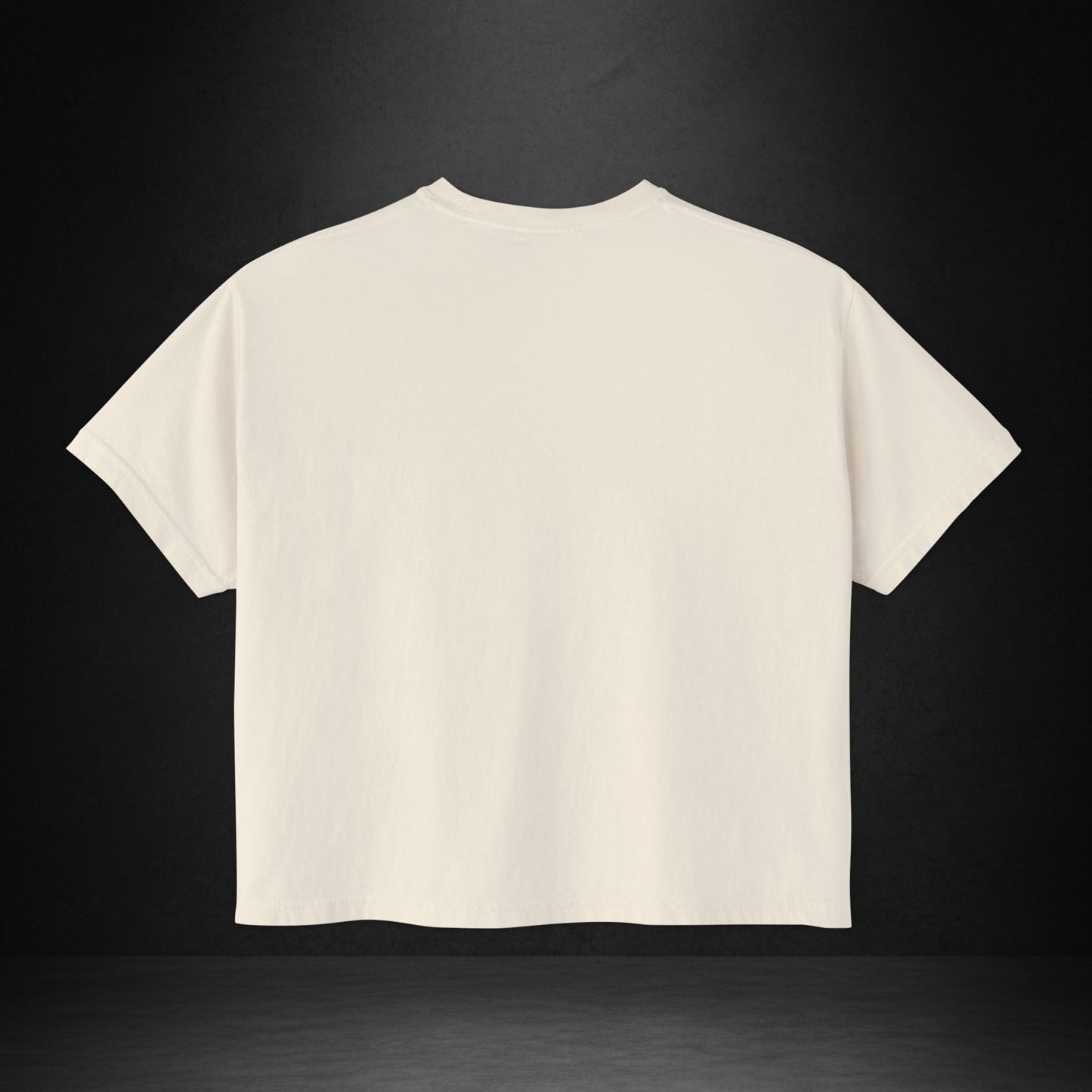 Women's Boxy Tee — Monogram 'V' with Pistol Graphic