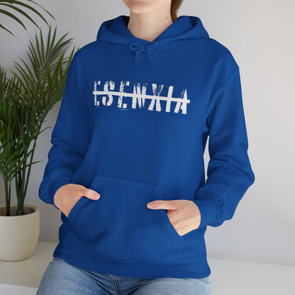 IGNITE — Esenwia Distressed Logo Hoodie | Grunge Streetwear
