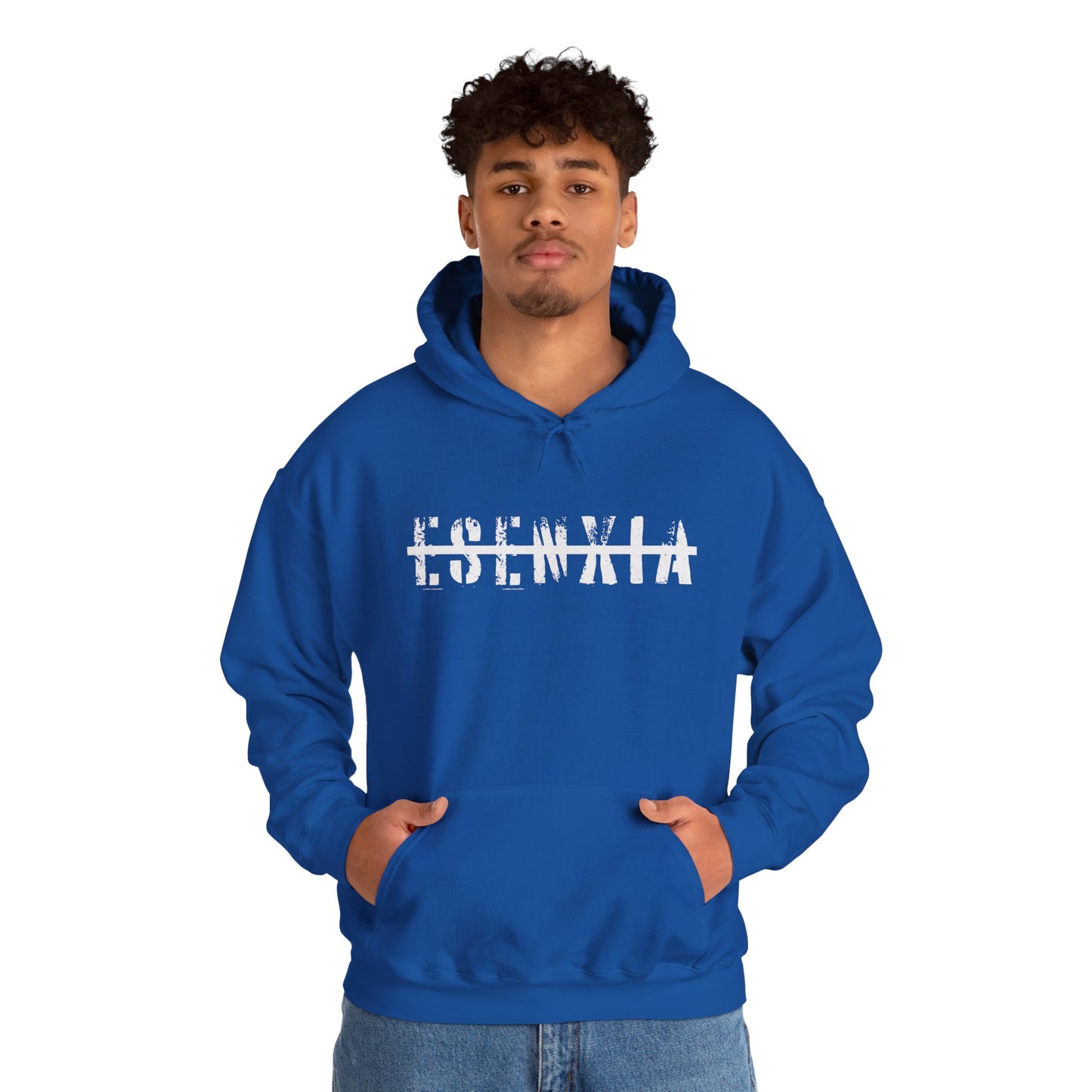 IGNITE — Esenwia Distressed Logo Hoodie | Grunge Streetwear
