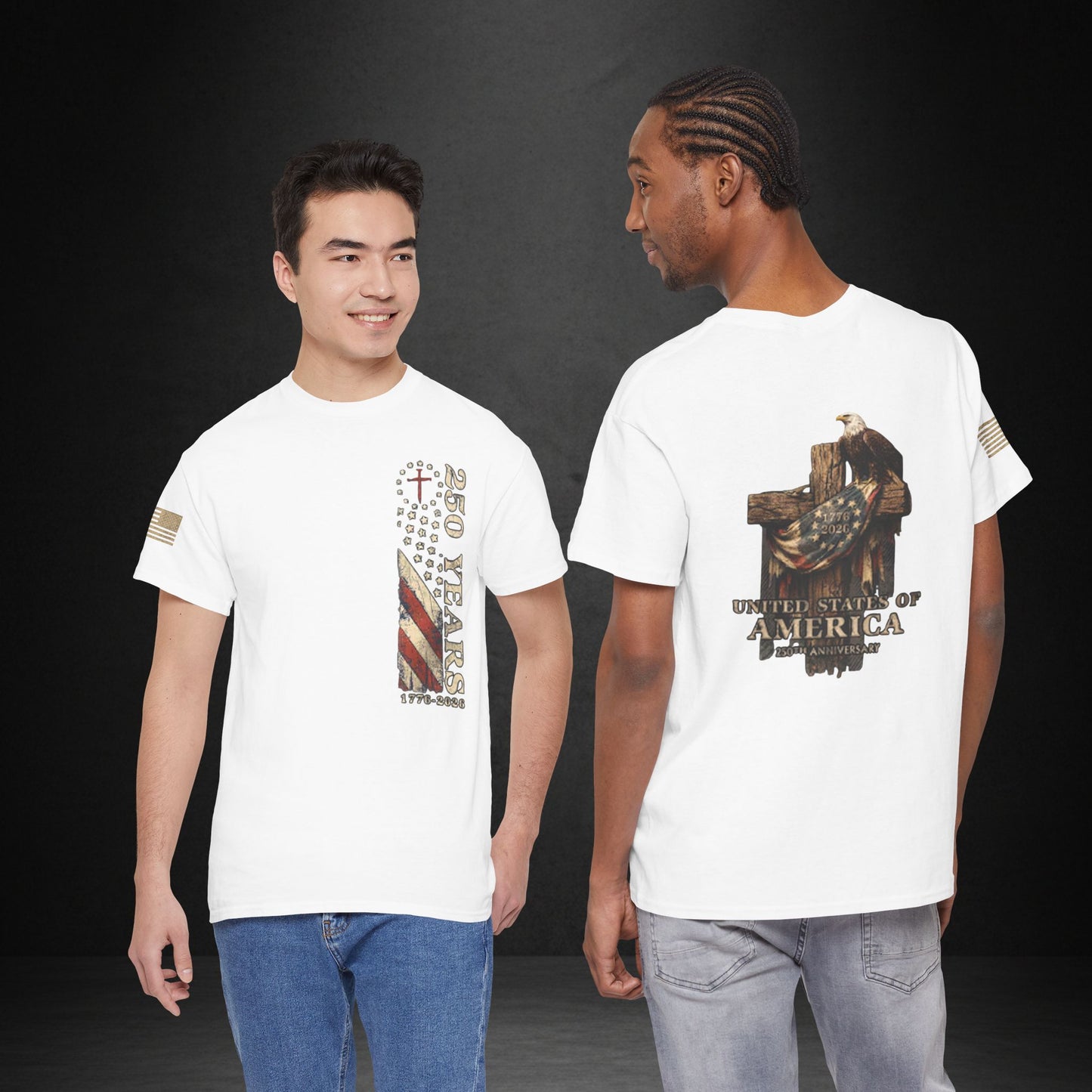 Patriotic Eagle Tee — 250 Years USA Anniversary T-Shirt