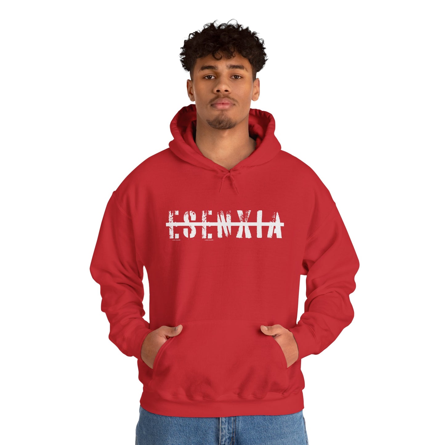 IGNITE — Esenwia Distressed Logo Hoodie | Grunge Streetwear
