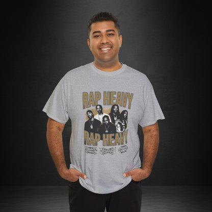 Rap Heavy Band Tee — Vintage-Style Hip Hop Graphic T-Shirt