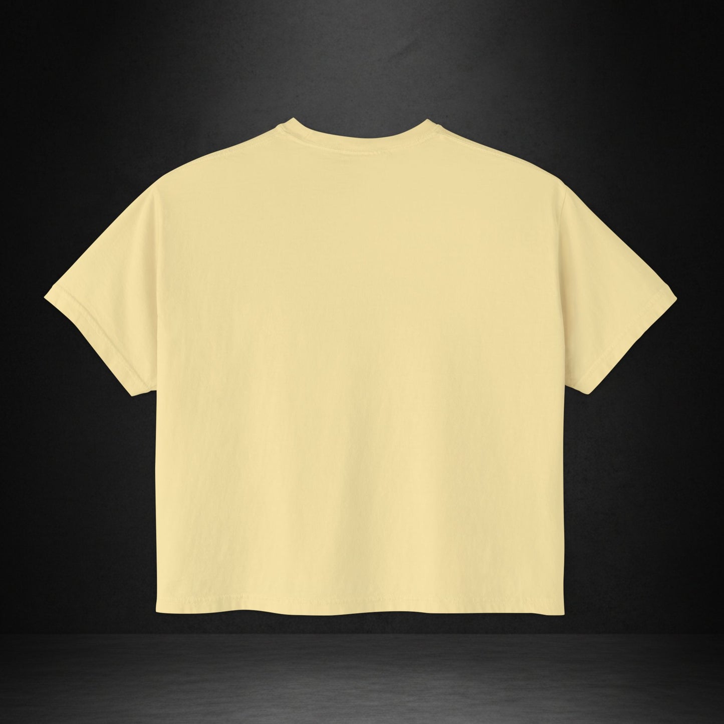Women's Boxy Tee — Monogram 'V' with Pistol Graphic
