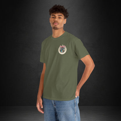 T-Shirt — "Dad Tax" Raccoon Graphic Tee (Making Sure It's Not Poison) — Funny Father's Day Gift