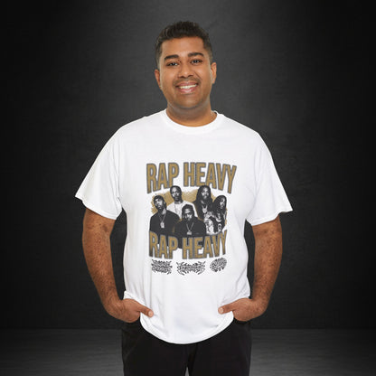Rap Heavy Band Tee — Vintage-Style Hip Hop Graphic T-Shirt