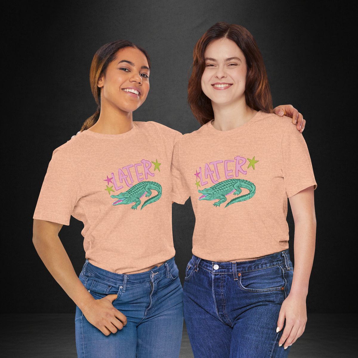 Later, After While Tee — Retro Alligator Graphic T-Shirt