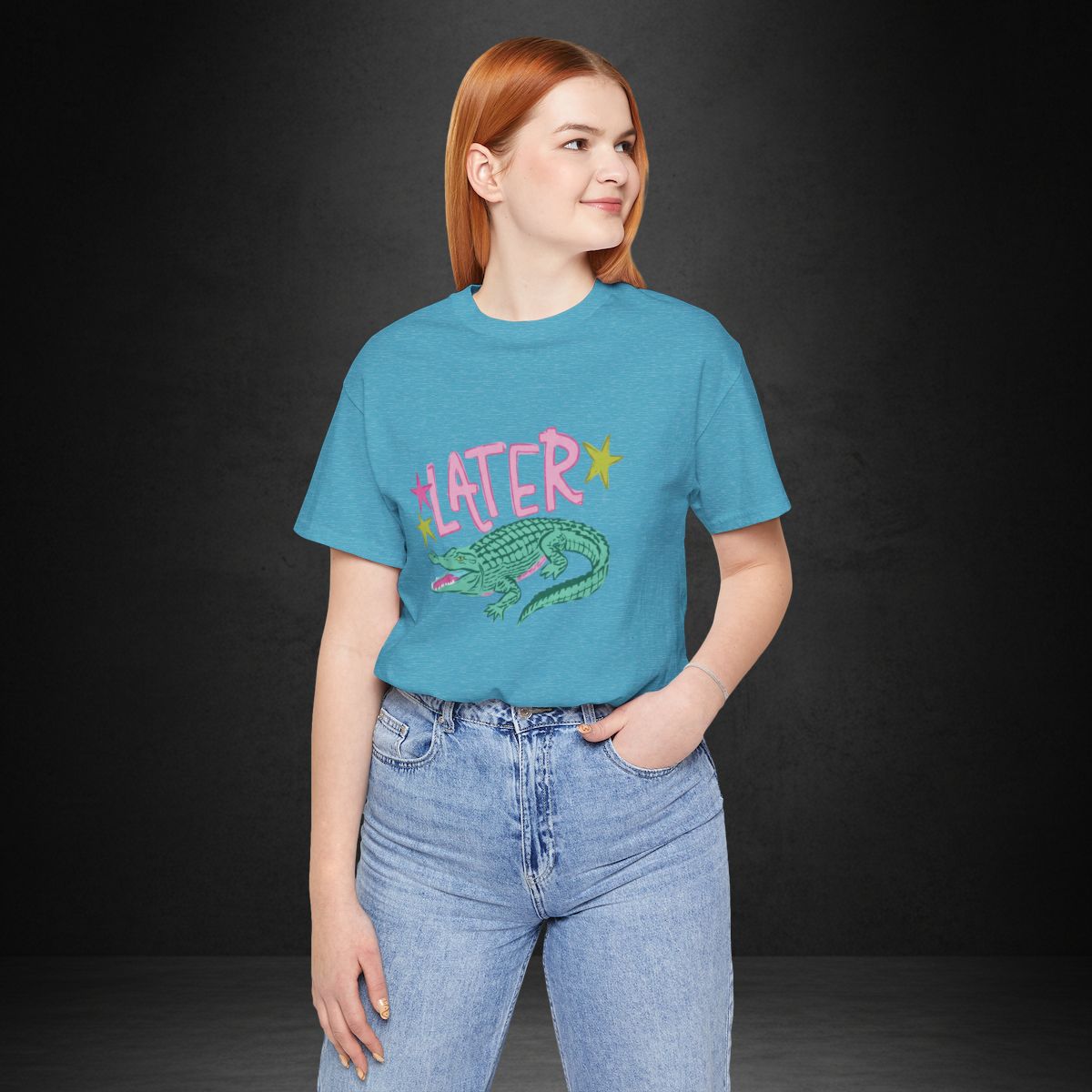 Later, After While Tee — Retro Alligator Graphic T-Shirt