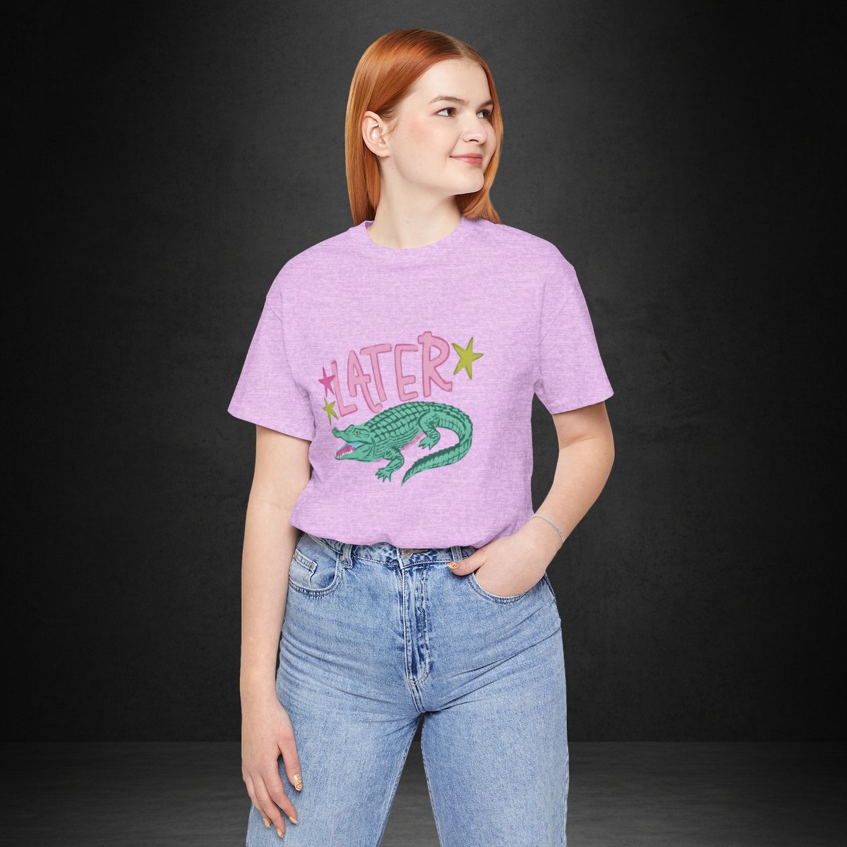 Later, After While Tee — Retro Alligator Graphic T-Shirt