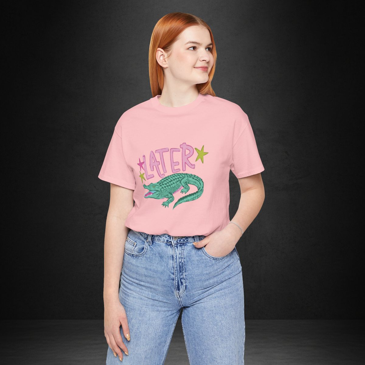 Later, After While Tee — Retro Alligator Graphic T-Shirt