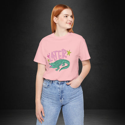 Later, After While Tee — Retro Alligator Graphic T-Shirt