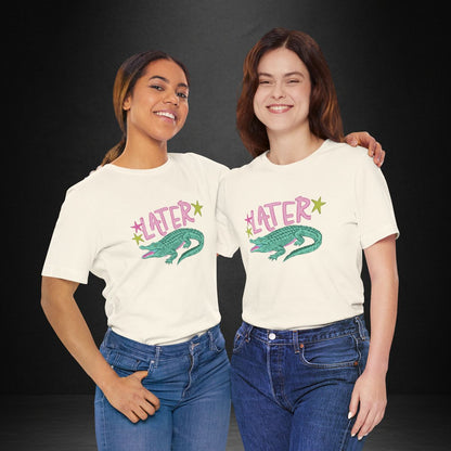Later, After While Tee — Retro Alligator Graphic T-Shirt