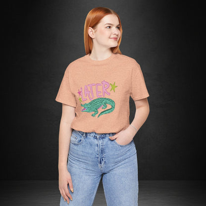 Later, After While Tee — Retro Alligator Graphic T-Shirt
