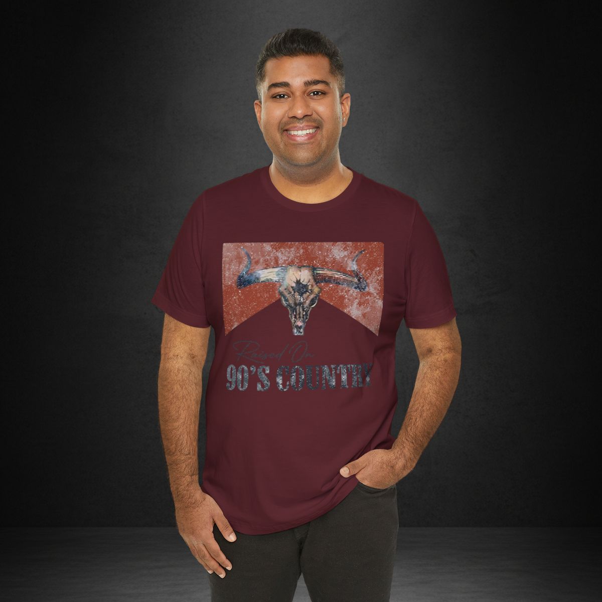 Raised On 90's Country Tee — Vintage Longhorn Country Music Shirt