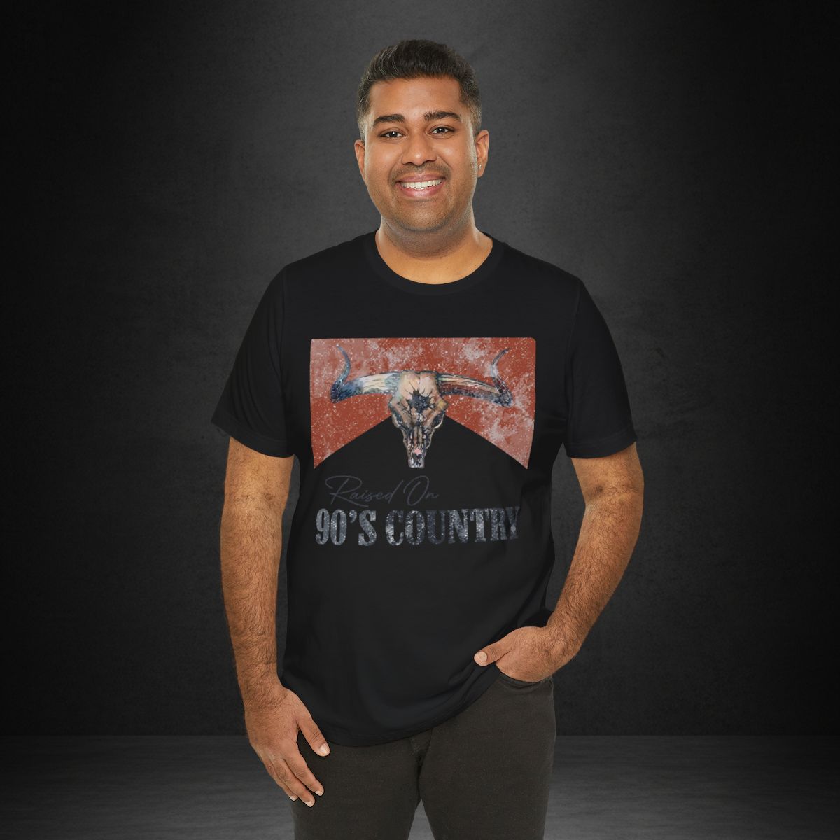 Raised On 90's Country Tee — Vintage Longhorn Country Music Shirt